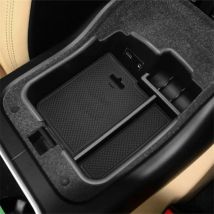 1PC Auto Zentrale Armlehne Storage Box Für Porsche Cayenne 2006-2019 Konsole Armlehne Handschuh Fach Halter Fall container Auto Styling