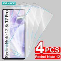 4 SZTUK Szkło hartowane na ekran do Xiaomi Redmi Note 12 Turbo 12 4G 11 Pro 10 10S 11S Szkło Redmi