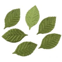 50pcs Non-Woven Fabric Green Leaves Felt Fabric Patch DIY Cloth Appliques/Craft Wedding Patches