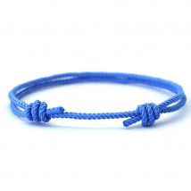 Noter Unique 2mm Thin String Bracelet For Men Boyfriend Sliding Adjustable A Grade Ethnic Cord Chain Braslet Casual Street Joias