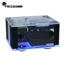 FREEZEMOD Externe AIO Wasserkühlung Integrierter intelligenter Tank RGB für PC Notebook Handy Temperaturanzeige BOX-12YT