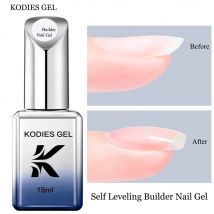KODIES GEL Clear Builder Nagelgel für Nagelverlängerung, 15 ml, semi-permanente UV-Basis, Nagelverstärker, hartes Gel in einer Flasche, Maniküre