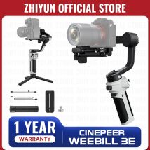 ZHIYUN Ufficiale CINEPEER WEEBILL 3E Stabilizzatore cardanico per fotocamera portatile Fotocamere a 3 assi Gimbal per fotocamere DSLR Mirrorless