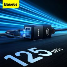 Baseus RJ45 Stecker Cat7 Cat6 Ethernet Adapter Netzwerk Extender Verlängerung Kabel für Ethernet Kabel Gigabit Weibliche zu Weiblichen