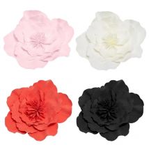 49MF Large Flower Hats For Women Flower Fascinator Hat Large Flower Headband Flower Fascinator Headband Costume Headpiece