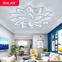 Iralan LED Decken leuchte Glanz Schlafzimmer Kronleuchter Wohnzimmer Esszimmer Küche Traf moderne Raum dekor Smart dimmbare Pendel leuchte