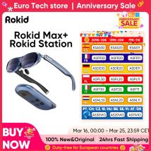 Nuovi occhiali Rokid Max Smart AR 3D Micro OLED 215 "schermo massimo visualizzazione FoV a 50 ° per telefoni schermo proiettato per PC All-in-One navidad