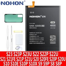 NOHON Battery For Samsung Galaxy S20 Ultra S23 Plus S22 S21 FE S10E S10 S10X S9 S8 G980F S918 S916 S911 S908 S906 S901 Batteries