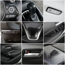 Für Toyota Corolla 2019 2024 Auto Innen Zubehör Refit Zentrale Konsole Dashboard Trim Teil Ändern Carbon Faser Farbe Ändern