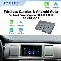 JoyeAuto Bezprzewodowy adapter Apple CarPlay Android Auto do Land Rover & Jaguar XF XK z lat 2006-2012, Mirror-Link, AirPlay, USB Flash