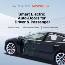 Nachrüstkit für Automatischen Türschließer Tesla Model Y 2019-2025 - Bremstaster Softclose-System mit Anti-Quetsch-Sicherheit