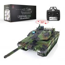 RTR 2,4 GHz Heng Long 1/16 7.0 Kunststoff Leopard2A6 RC Panzer 3889 mit 360 °   Turret Ready to Run Funkgesteuerte Fahrzeugautos TH17575