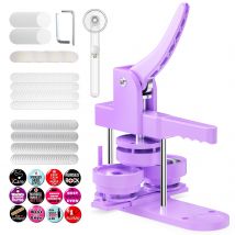 Button Maker Machine Kit, DIY Badge Pin Maker, Kreisschneider, 25 mm, 32 mm, 58 mm, 300 Stück Button Maker Machine für Badges Button