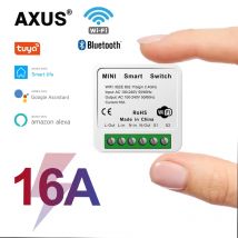 AXUS 16A Wifi Mini Smart Switch Bezprzewodowe przełączniki światła DIY 2-drożne sterowanie