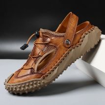 Sommer Männer Sandalen Outdoor Atmungsaktive Strand Tragen-beständig Nicht-slip Waten Schuhe Männer Dicke Sohle Leichte Casual Schuhe männer