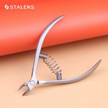 STALEKS Edelstahl Zehennagel Häutchen Nipper Hohe Präzision Toten Haut Scissor Nagel Häutchen Scissor Zange Maniküre Werkzeug NS-30-3