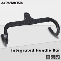 AERONOVA Fahrrad Integrierter Lenker Schwarz UD Matte Carbon Rennrad Lenker Zum Radfahren
