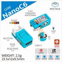 Kit di sviluppo ESP32-C6FH4 della scheda di sviluppo NanoC6 ufficiale M5Stack