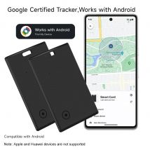1 Packung Android Wallet Tracker Card Tracker Tag, funktioniert mit Google Find Hub App (NICHT für IOS oder Huawei), wasserdicht für Schlüsselgepäck