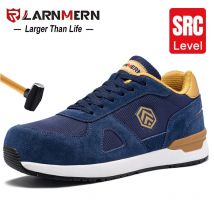 LARNMERN Männer Stahlkappe Schuhe Antistatische Sicherheitsschuhe Frauen Composite Atmungsaktive Slip On Arbeit Turnschuhe Industries Schutz