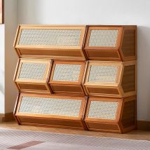 Multi functional stackable storage cabinet with lid, miscellaneous storage box, household storage box, bedside cabinet