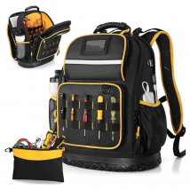 DGEV Nuovo kit di attrezzi Borsa porta attrezzi portatile Kit di attrezzi resistente all'usura addensato Kit di attrezzi a tracolla