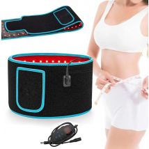 Red ＆Infrared LED Light Therapy Belt 850nm 660nm Back Pain Relief Wrap Burn Fat Wrap Slimming Machine Waist Heat Pad Full Body