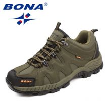 BONA Neue Ankunft Klassiker Stil Männer Wanderschuhe Lace Up Männer Sport Schuhe Outdoor Jogging Trekking Turnschuhe Schnelle Kostenloser Versand