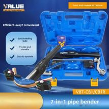 90 °   Manueller Rohrbieger VALUE VBT-CB1/CB1R, Klimaanlage, Kupfer-Aluminiumrohr, 7-in-1, mit positiver und negativer Rohrbieger