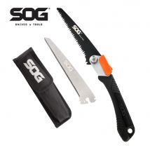 SOG Sega pieghevole multifunzionale Strumenti portatili EDC Mini Famiglia, caccia, campeggio all'aperto Attrezzatura di sopravvivenza Sega a mano per la lavorazione del legno