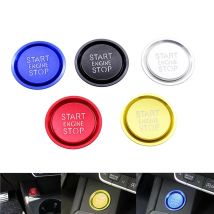 Auto Motor Start Stop Taste Ringe Mit Kappe Für Audi A4 S4 A5 S5 A6 S6 A7 S7 A8 S8 q5 Q7 Aluminium Legierung Schalter Dekoration Abdeckung