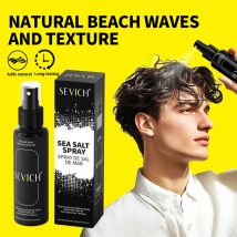 100ml Spray di sale marino naturale per uomo Acqua salata Nebbia per capelli Spessore volumizzante Riccioli ondulati Spray per capelli al mare Nebbia per lo styling