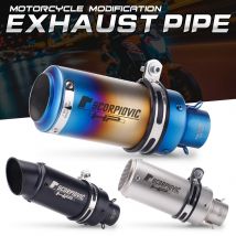 Universal motorcycle exhaust muffler, 51mm, exhaust for er6n sv650 crf 230 z800 r1 cb650f cb1000r cbr250r