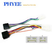 Wiring Harness Adapter, for ISO Connector Car Radio, Universal Accessories, Plug and Play, for Toyota Corolla Yaris Camry Prius