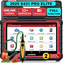 URUCHOM X431 PRO ELITE 8-calowe polskie narzędzia diagnostyczne do samochodów Auto skaner OBD2 cały system CAN FD/DOIP aktywny Test 31 zresetuj kodowanie ECU