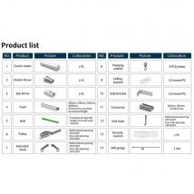 Zemismart ZM79E Curtain Motor Accessories Track Belt Runners Carries Gear Box Remote Control For ZM79E-TD Work with Tuya
