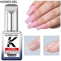 KODIES GEL Builder Nagelgel in einer Flasche Biabs Semi Permanent UV/LED Klar Milchig Weiß Konstruktion Gel Lack Alles für Maniküre