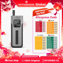 HYVOHEX C2 Compressore d'aria per auto wireless Ciclo di lavoro al 100% 4000mAh Pompa di gonfiaggio per pneumatici con luce a LED per auto Moto Palle