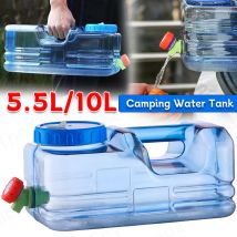 5/5.5/7.5/10L secchio d'acqua portatile che guida il contenitore del serbatoio dell'acqua pura con il rubinetto per l'auto da campeggio all'aperto che cucina Picnic escursionismo