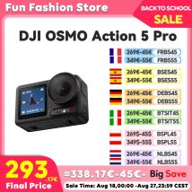 DJI-Osmo Action 5 pro, Sensor de 1/1.3 pulgadas, batería extendida de 4 horas, pantallas táctiles de alto brillo, Dual OLED, original, en stock
