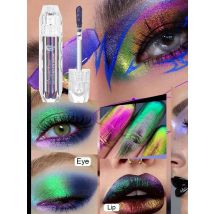 Chameleon Metal Lip Gloss Liquid Lipstick Brightening Long-Lasting Lip Gloss Multi-Color Long-Lasting Moisturizing Non-Stick Cup