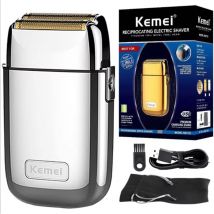 Kemei Tx1 akumulatorowa metalowa obudowa Pro golarka elektryczna dla mężczyzn włosy broda