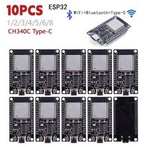 1-10 stücke ESP32-32 ESP32-S Entwicklung Bord WiFi + Bluetooth-kompatibel TYPE-C ESP32 30Pin ESP32 Nodemcu Entwicklung Modul