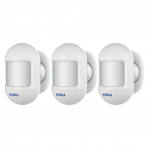 3 Stück KERUI P831 Wireless Mini PIR Bewegungsmelder Alarmmelder mit magnetischer Schwenkbasis für W181 W184 W204 Home Security Alarm