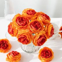 Künstliche Blume Seide Pfingstrose Stem Kombination Outdoor Garten Hochzeit Braut Tuzzy-Muzzy Home Urlaub Party Kranz Diy Box Dekor