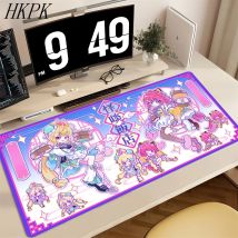 XXL Home Diary Series Rosa Gummi rutschfeste Schreibtischunterlage Kawaii wasserdichtes Mauspad für Computer Niedliche Mädchen Ästhetischer Büroteppich