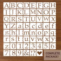 Yomdid 65 teile/satz Cookie Schablonen Kuchen Backform Buchstaben Nummer Schablonen Kuchen form Luft bürste Form Malerei Form Kuchen Dekor Form