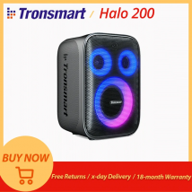 Tronsmart Halo 200 altoparlante Bluetooth Karaoke Party Speaker con sistema audio a 3 vie uscita 120W ingresso per chitarra microfono integrato/cablato