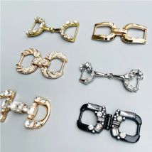 Kostenloser Versand 12 teile/los Schuh Schnalle Bekleidung Schnalle Braut Bikini Stecker Stirnband Stecker LWHB037