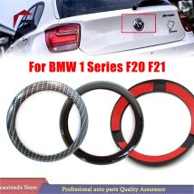 Auto Distintivo Posteriore Logo Emblema Anello Trim Copertura Decorativa Adesivo Per BMW Serie 1 M135i M140i F20 F21 Decorazione Porta Tronco